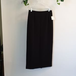 Kasper black calf length Skirt